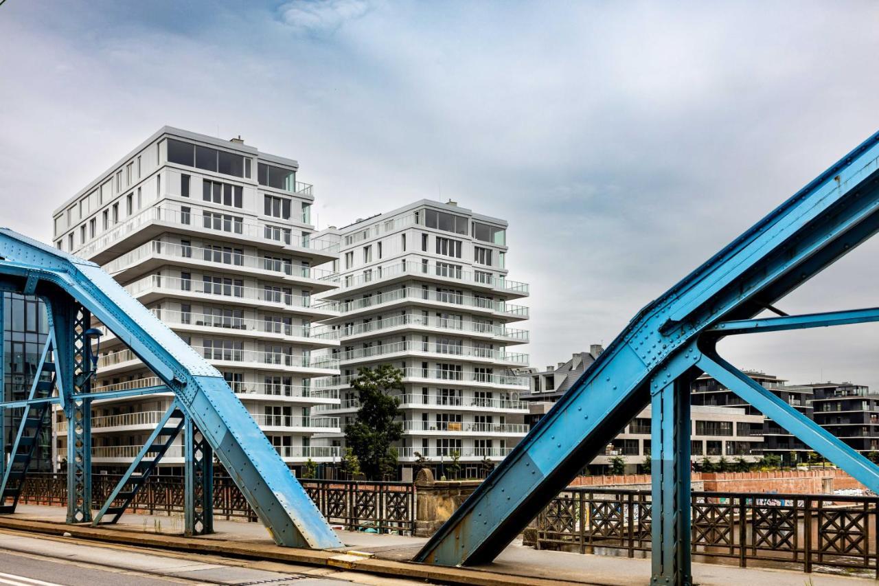 Luksus W Centrum Nad Odra Wrocław Buitenkant foto