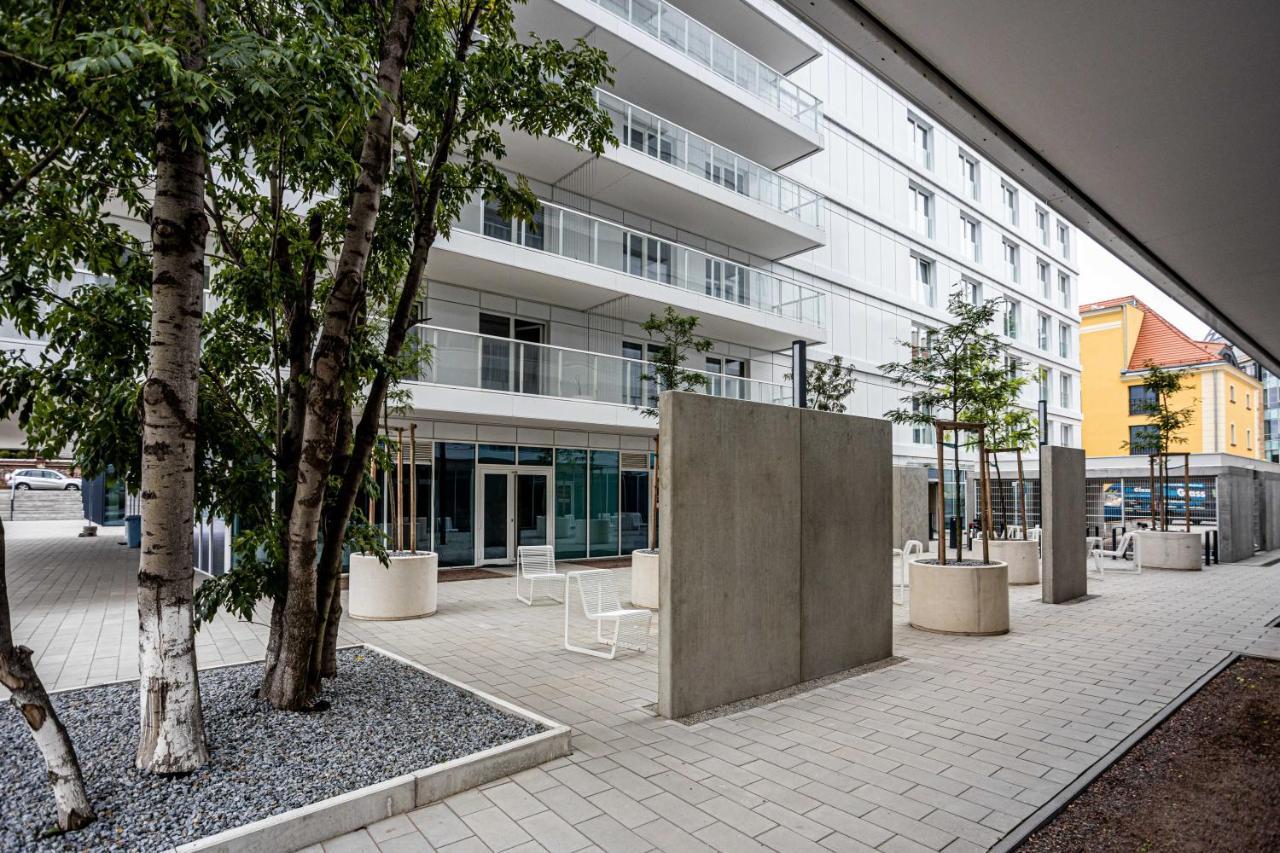 Luksus W Centrum Nad Odra Wrocław Buitenkant foto