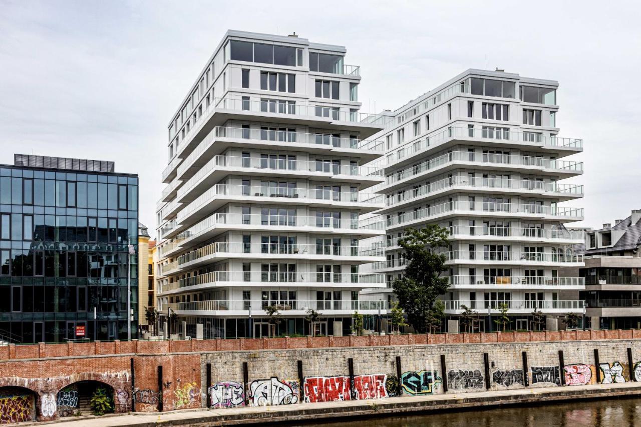 Luksus W Centrum Nad Odra Wrocław Buitenkant foto
